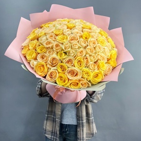 Букет "Май лайф" из 101 розы (50 см) в Жуковском