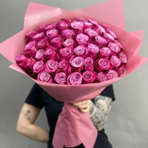 Букет из 51 розы Космик (60 см) в Жуковском