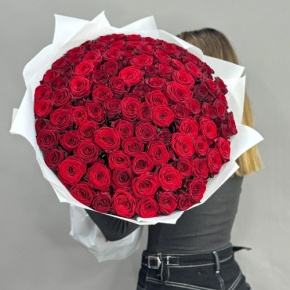 Букет 101 красная роза (60 см) в Жуковском