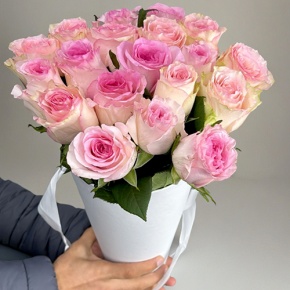 Букет из 21 розы Кения в конусе в Жуковском