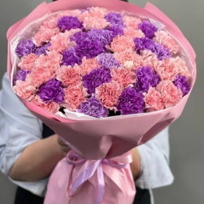 Букет из 51 диантуса микс в Жуковском