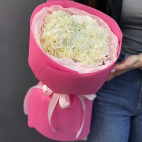 Букет "Гламур" из гортензии и диантусов в Жуковском