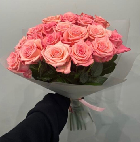 Букет из 21 розовой розы (50 см) в Жуковском