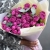 Букет "Малиновый бисквит" из кустовых и пионовидных роз и эвкалипта в Жуковском