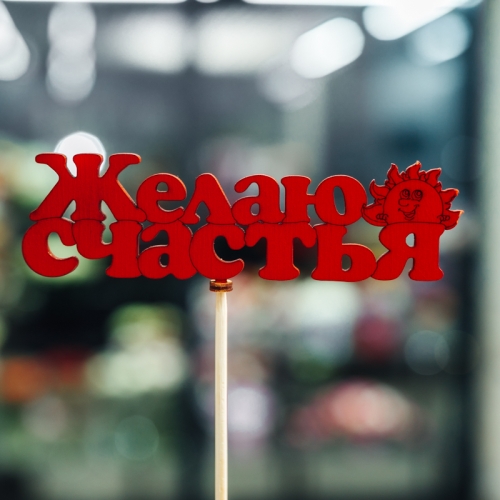 Топпер Желаю Счастья в Жуковском