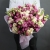Букет "Сладкая жизнь" из кустовых пионовидных роз и эустом в Жуковском