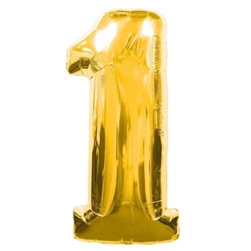 Шар гелиевый цифра 1 (40х102 см) в Жуковском