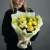 Букет "Мимозка" из нарциссов, диантусов и мимозы в Жуковском