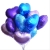 Сердце сиреневое фольгированный шар с гелием (45 см) в Жуковском