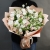 Букет "Полли" из эустом и кустовых пионовидных роз в Жуковском