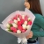 Букет из 25 кораллово-белых тюльпанов в Жуковском