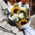 Букет "Солнечный цветочек" из подсолнуха, гиперикума, хризантем и орнитагалума в Жуковском